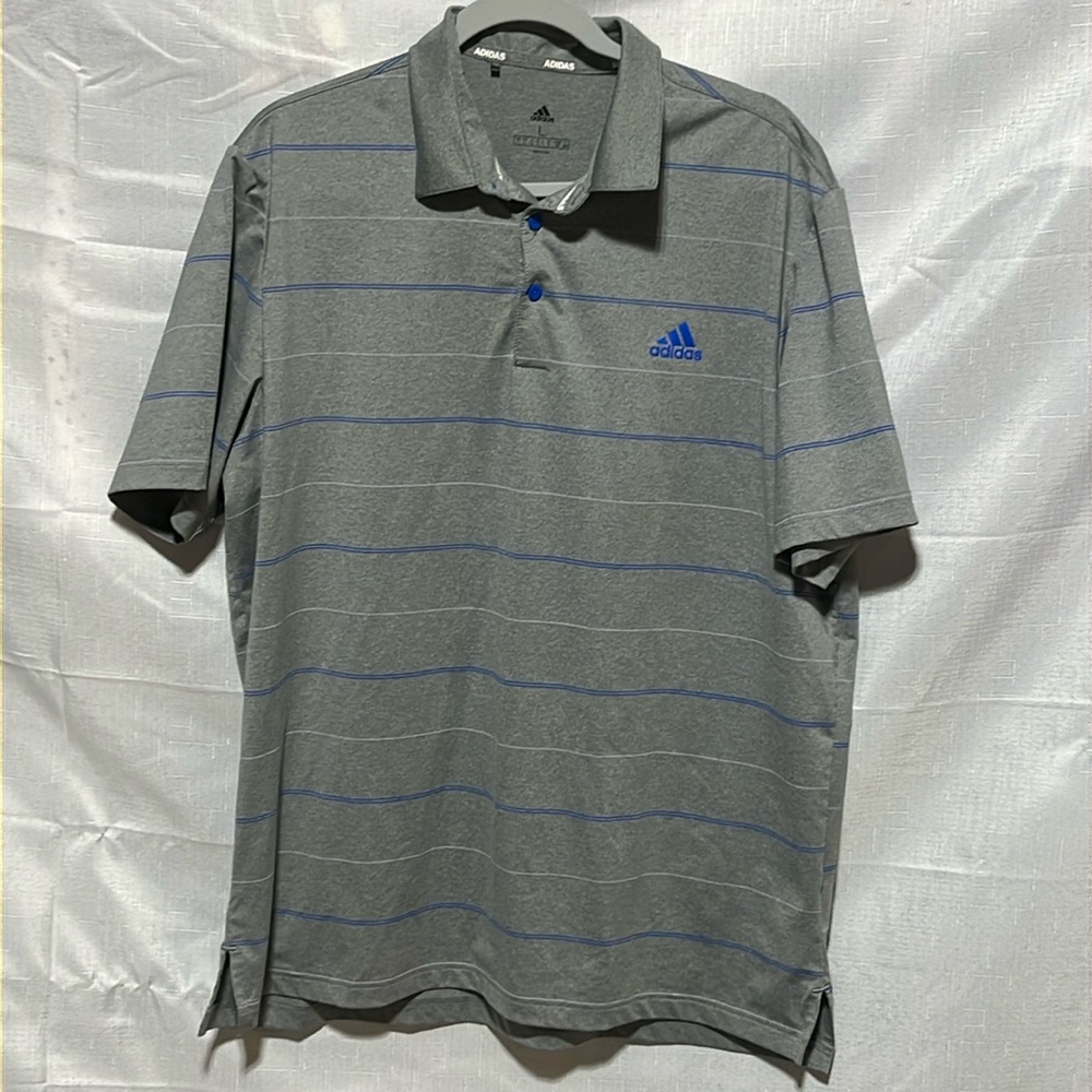 Adams’s Ultimate 365 Heathered Stripe Polo Shirt